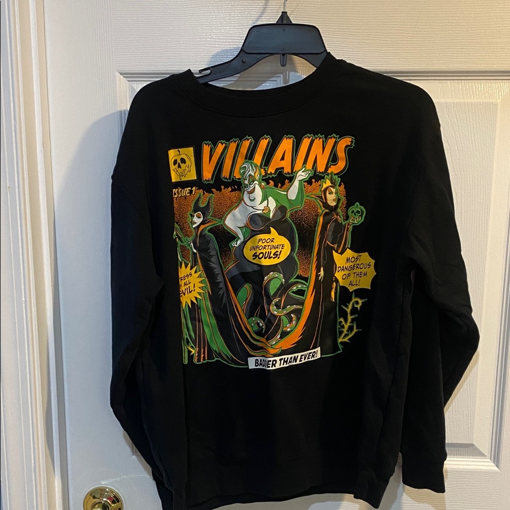 Disney villains  sweatshirt large